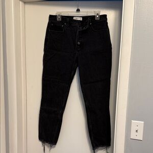 Abercrombie & Fitch Black Ankle Jeans